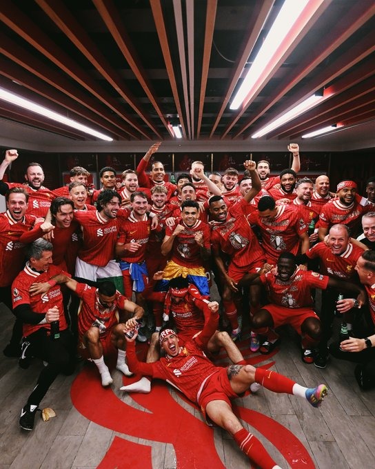 Foto: Selamat! Liverpool Kunci Gelar Premier League 2024/2025 Usai Hajar Spurs 5-1 | Pifa Net