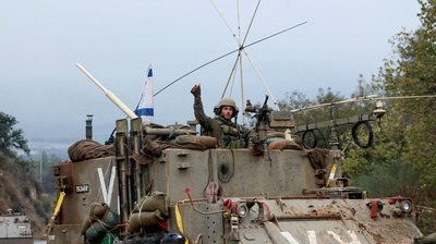Ilustrasi serangan Israel ke Lebanon Selatan. (Reuters)