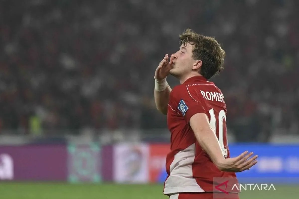 Ole Romeny. ANTARA FOTO/Bayu Pratama S/nym