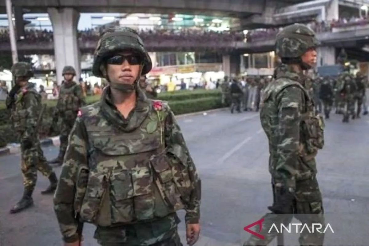 Arsip - Pengamanan oleh tentara Thailand. (ANTARA/Anadolu/py)