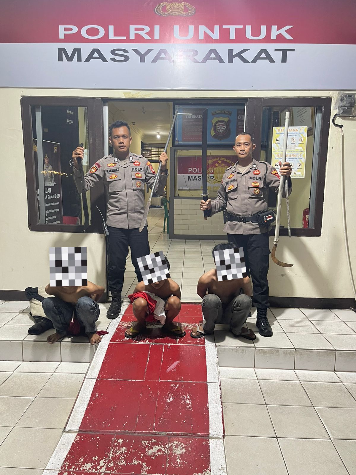 Foto: Gegara Hendak Tawuran Bawa Sajam, 2 Bocah di Pontianak Nyaris Gagal Ikut Ujian | Pifa Net