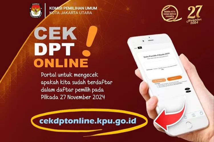 Cara mengecek DPT Online lewat website resmi KPU atau Mobile KPU RI. (Ilustrasi: KPU Jakarta Utara)