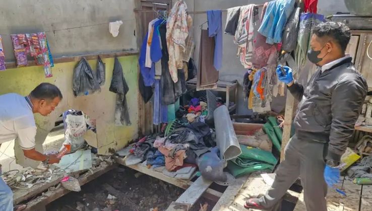 Foto: Warga Kubu Raya Alami Luka Serius, Polisi Selidiki Penyebab Ledakan Gas Balon Rakitan | Pifa Net