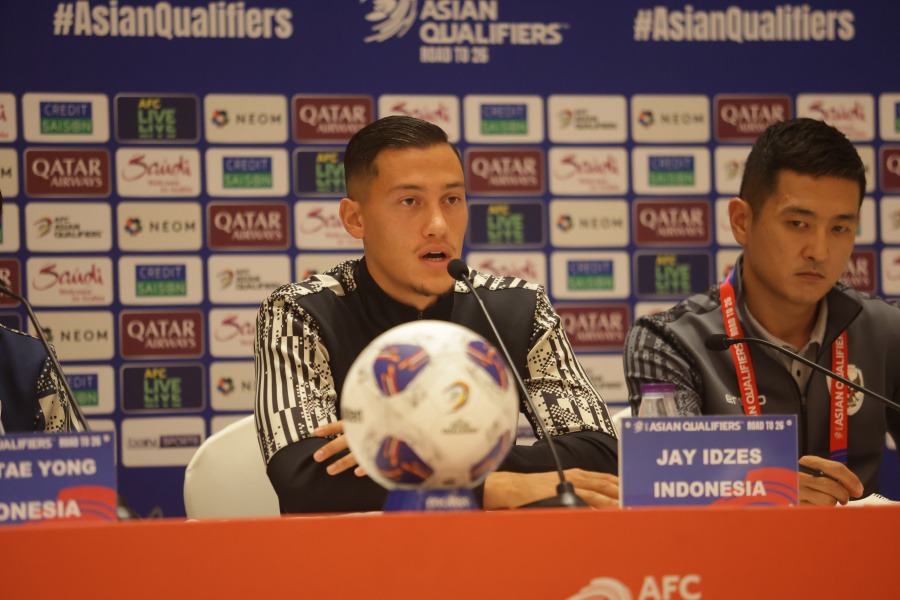 Foto: Jay Idzes Ungkap Pemain Siap Bekerja Keras vs Arab Saudi | Pifa Net